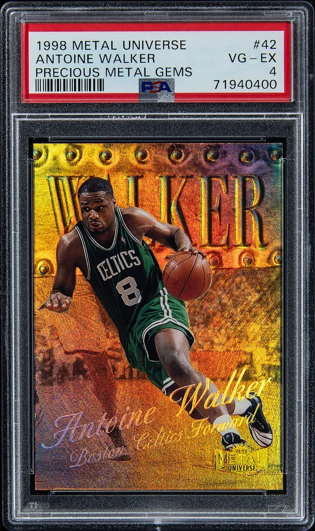 1998-99 SkyBox Metal Universe Antoine Walker Precious Metal Gems (PMG) #42 card image