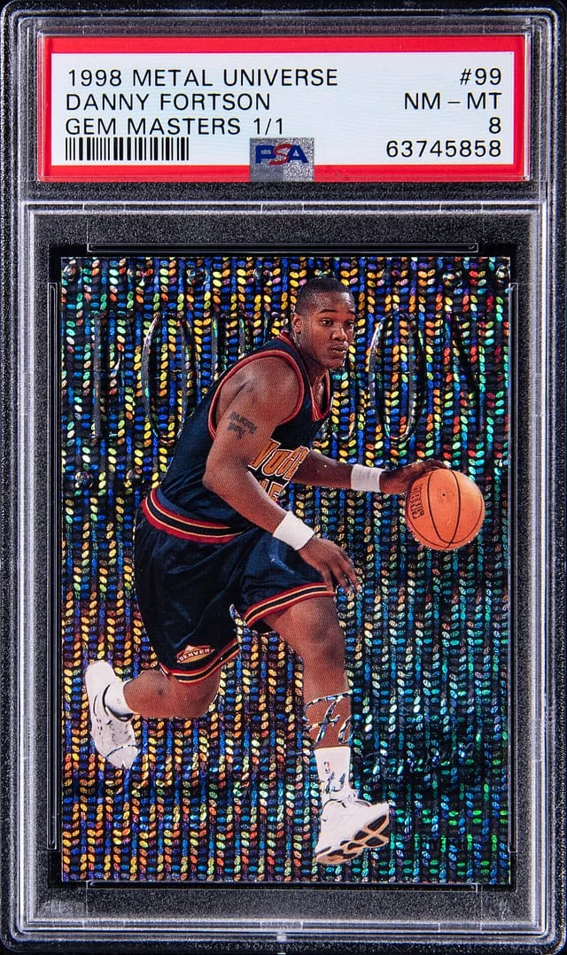 1998-99 SkyBox Metal Universe Danny Fortson Gem Masters #99 card image