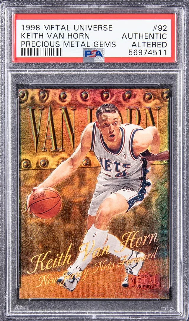 1998-99 SkyBox Metal Universe Keith Van Horn Precious Metal Gems (PMG) #92 card image