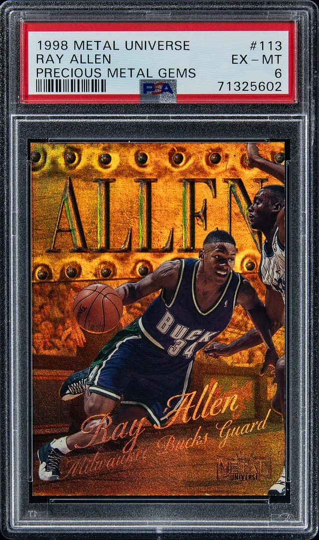 1998-99 SkyBox Metal Universe Ray Allen #113 card image