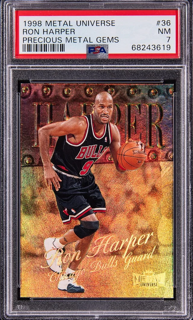 1998-99 SkyBox Metal Universe Ron Harper Precious Metal Gems (PMG) #36 card image