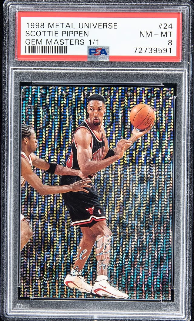 1998-99 SkyBox Metal Universe Scottie Pippen Gem Masters #24 card image