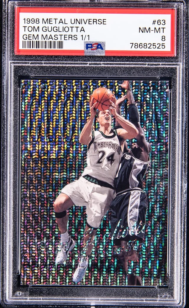 1998-99 SkyBox Metal Universe Tom Gugliotta Gem Masters #63 card image