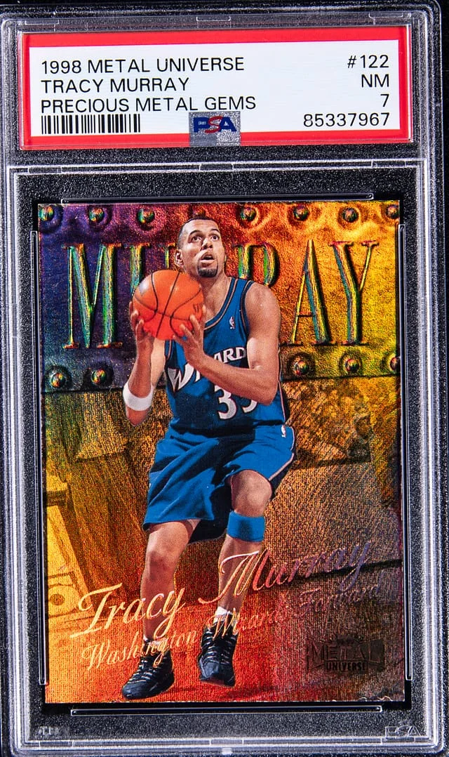1998-99 SkyBox Metal Universe Tracy Murray Precious Metal Gems (PMG) #122 card image