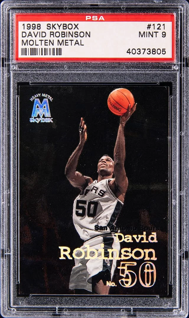 1998-99 SkyBox Molten Metal David Robinson #121 card image
