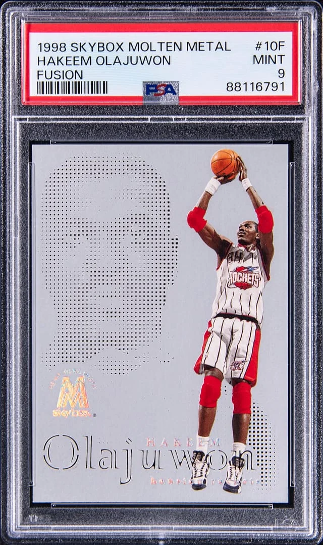 1998-99 SkyBox Molten Metal Hakeem Olajuwon Fusion #10F card image