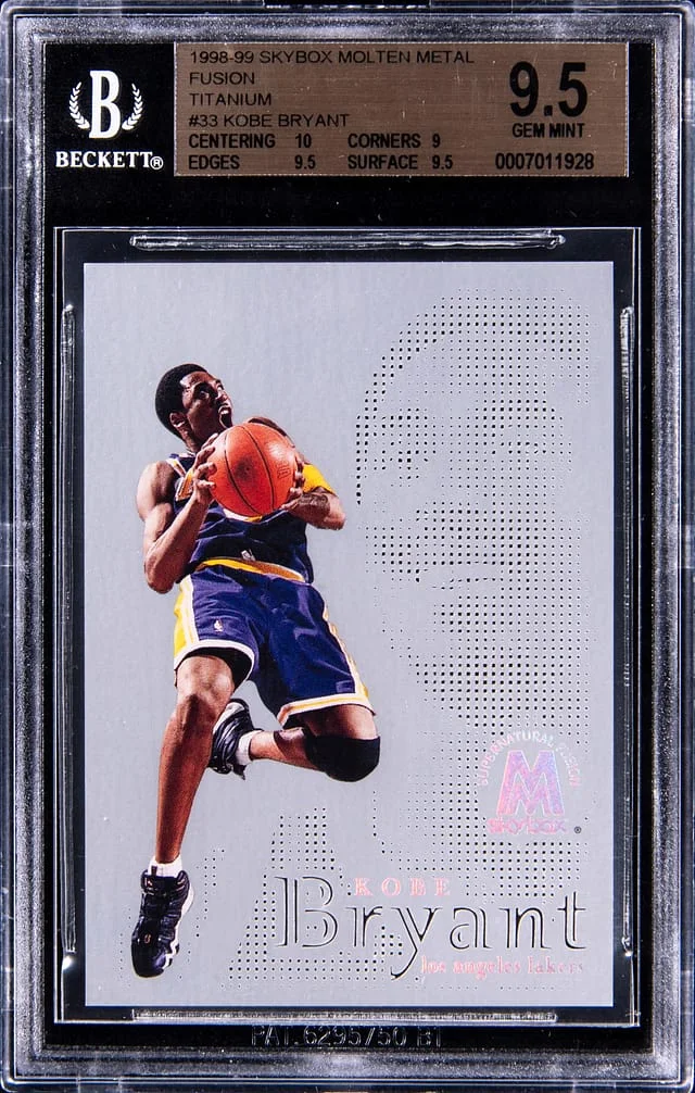 1998-99 SkyBox Molten Metal Kobe Bryant Fusion Titanium #33 card image