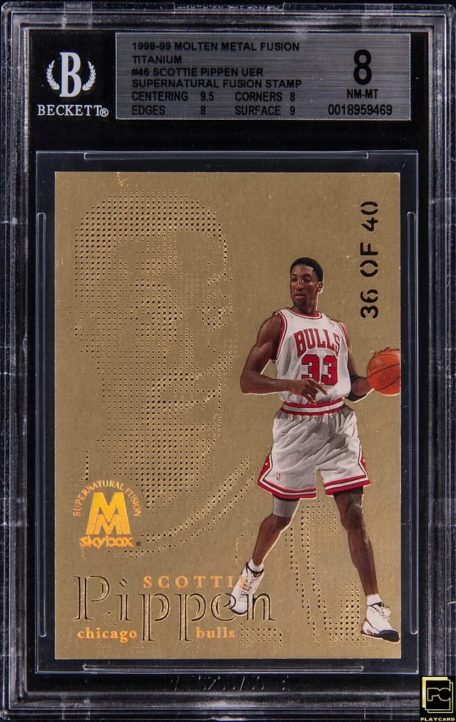1998-99 SkyBox Molten Metal Scottie Pippen Fusion Titanium #46 card image