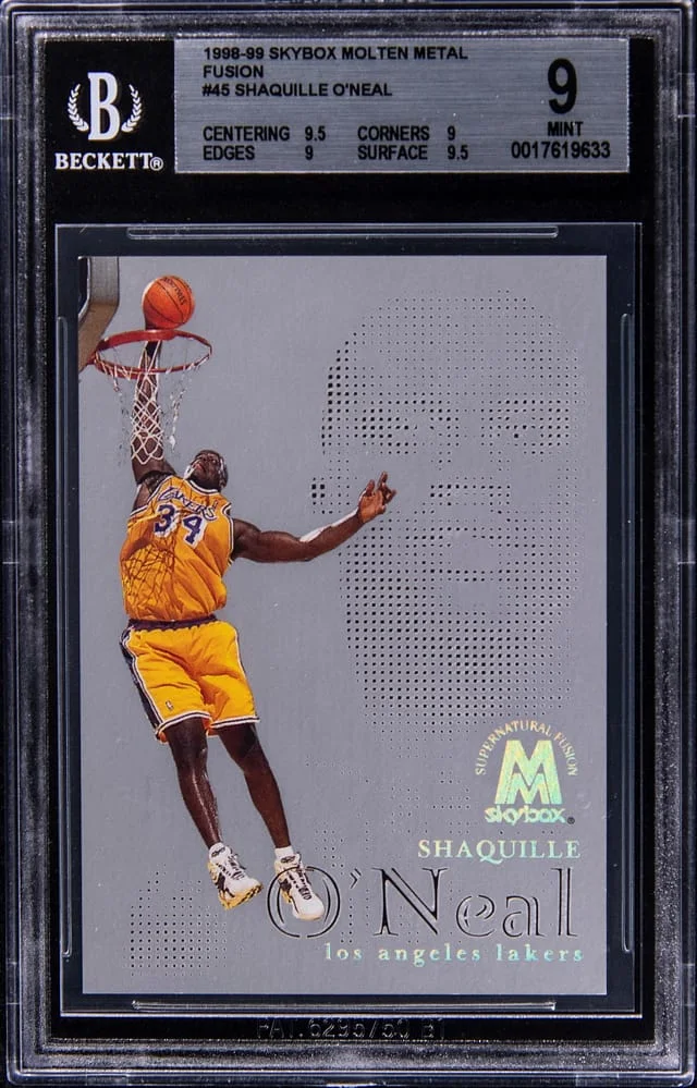 1998-99 SkyBox Molten Metal Shaquille O'Neal Fusion #45 card image