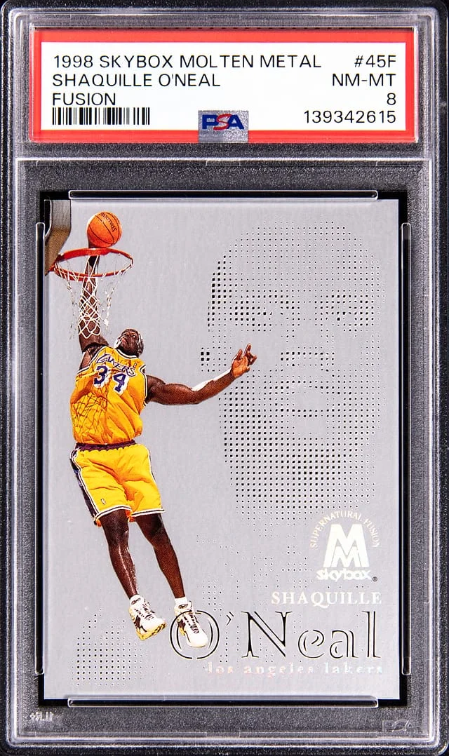 1998-99 SkyBox Molten Metal Shaquille O'Neal Fusion #45F card image