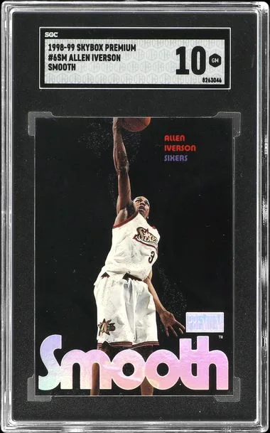 1998-99 SkyBox Premium Allen Iverson Smooth #6SM card image
