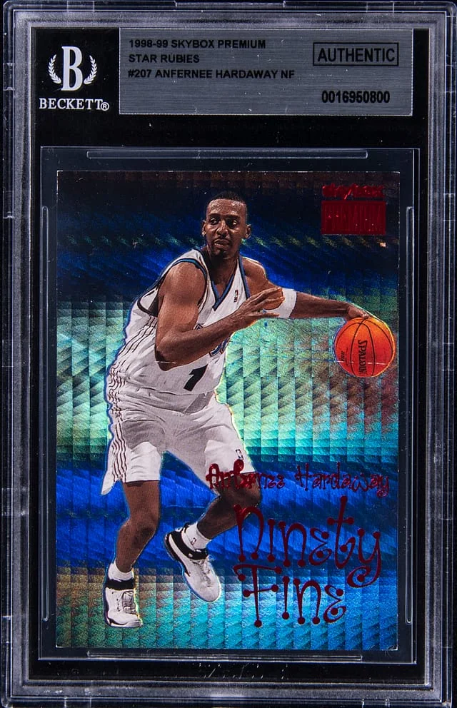 1998-99 SkyBox Premium Anfernee Hardaway Star Rubies #207 card image