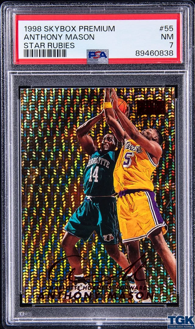 1998-99 SkyBox Premium Anthony Mason Star Rubies #55 card image