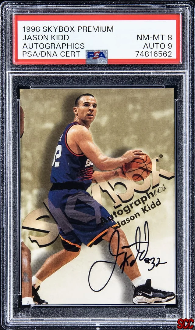 1998-99 SkyBox Premium Autographics Jason Kidd #no-number card image
