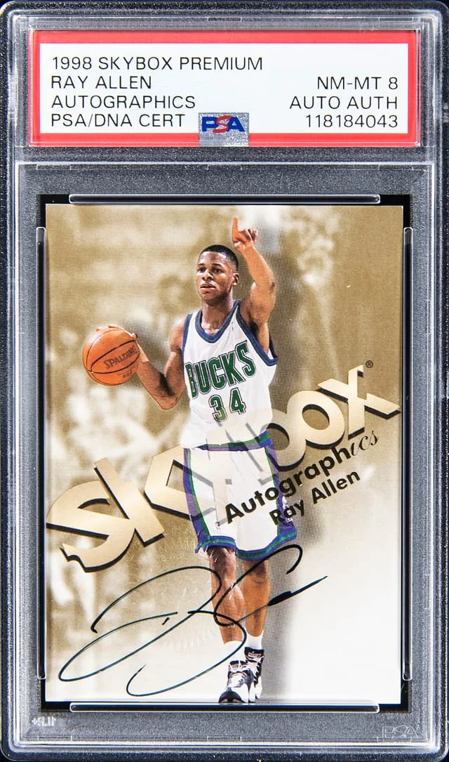 1998-99 SkyBox Premium Autographs Ray Allen #no-number card image