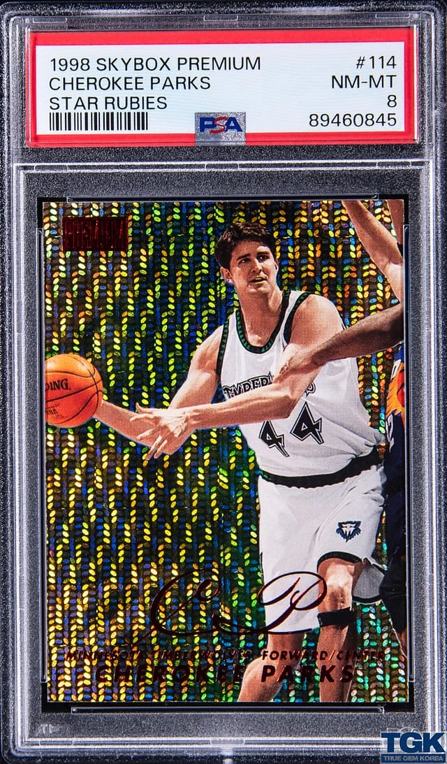 1998-99 SkyBox Premium Cherokee Parks Star Rubies #114 card image