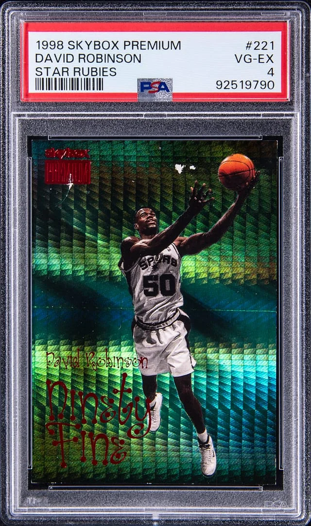 1998-99 SkyBox Premium David Robinson Star Rubies #221 card image