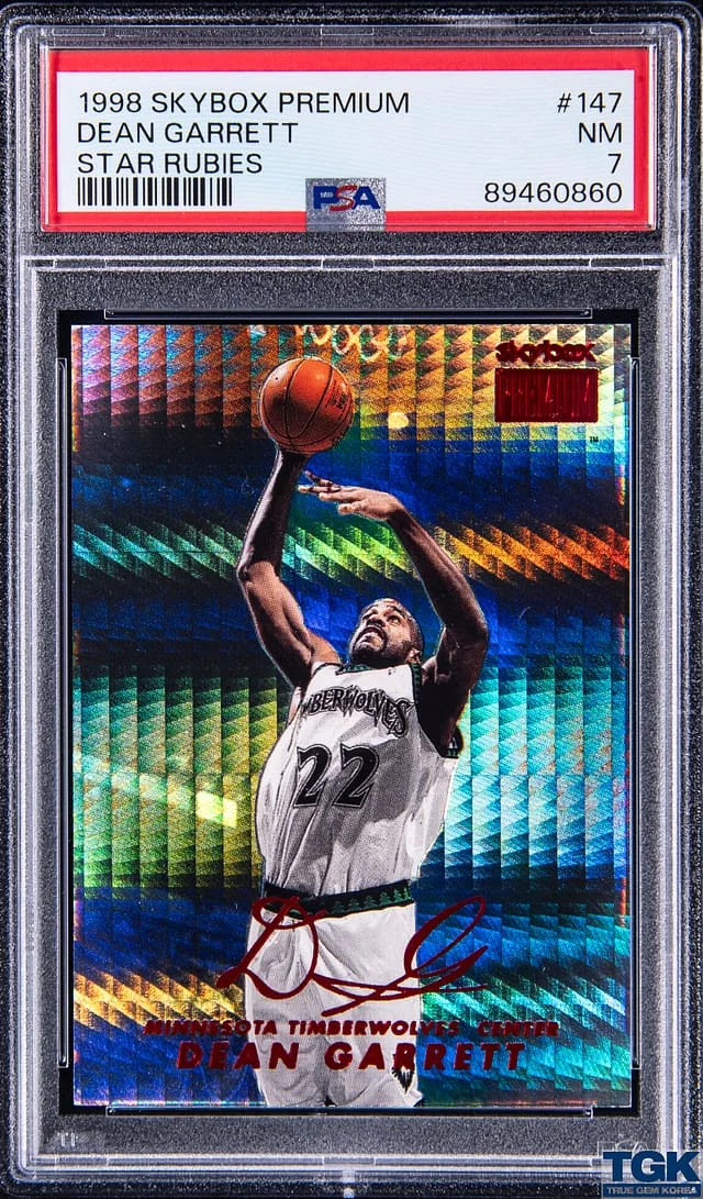 1998-99 SkyBox Premium Dean Garrett Star Rubies #147 card image