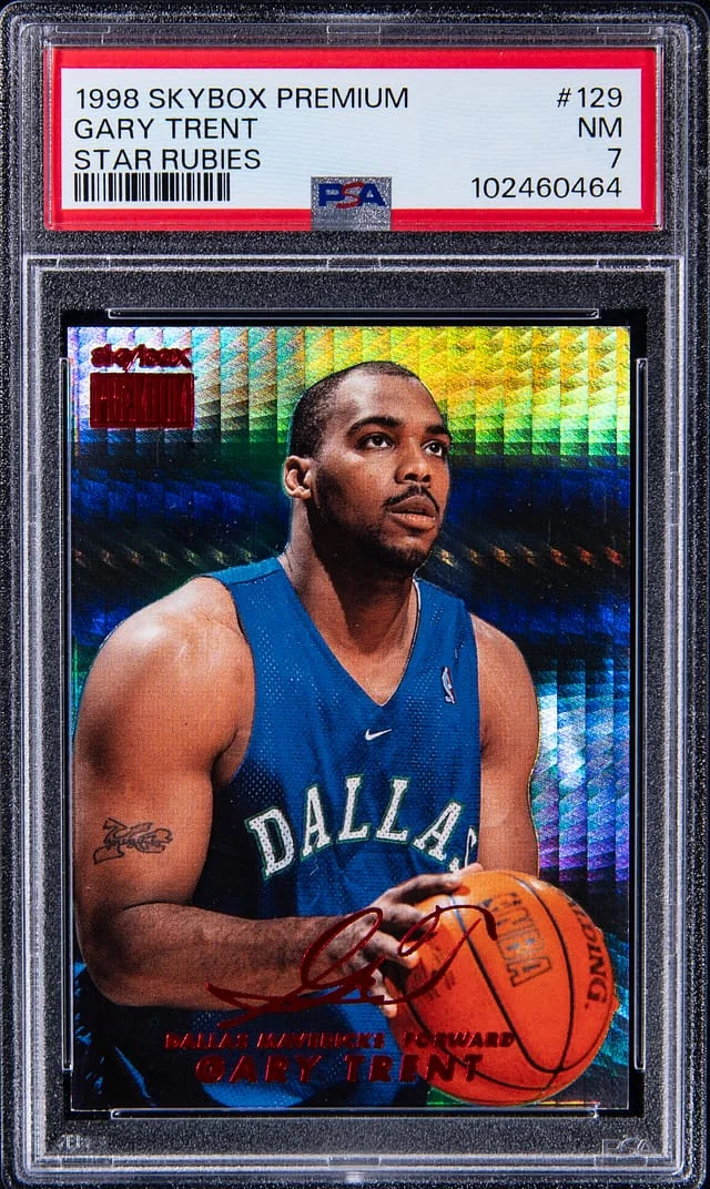 1998-99 SkyBox Premium Gary Trent Star Rubies #129 card image