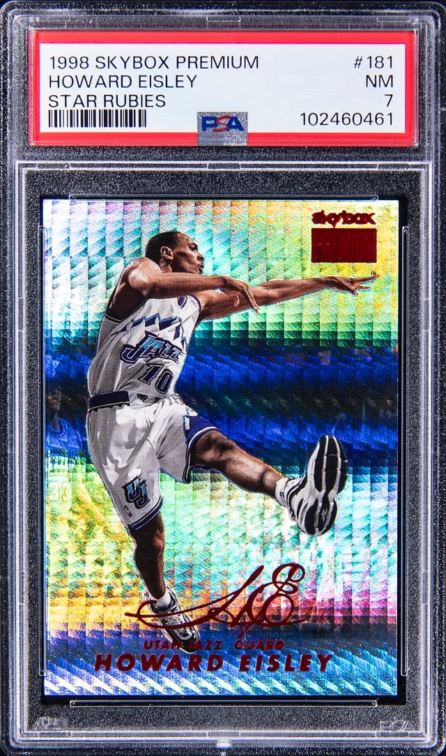 1998-99 SkyBox Premium Howard Eisley Star Rubies #181 card image