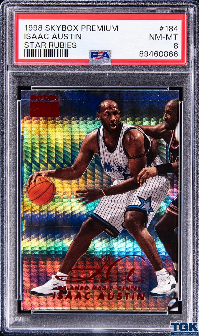 1998-99 SkyBox Premium Isaac Austin Star Rubies #184 card image