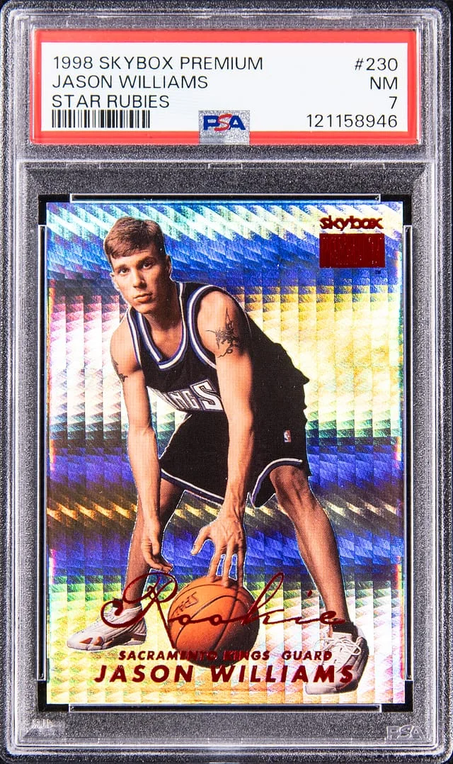 1998-99 SkyBox Premium Jason Williams Star Rubies #230 card image