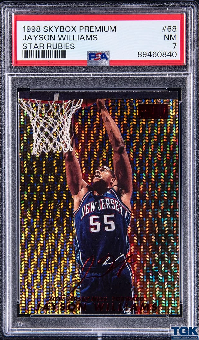1998-99 SkyBox Premium Jayson Williams Star Rubies #68 card image