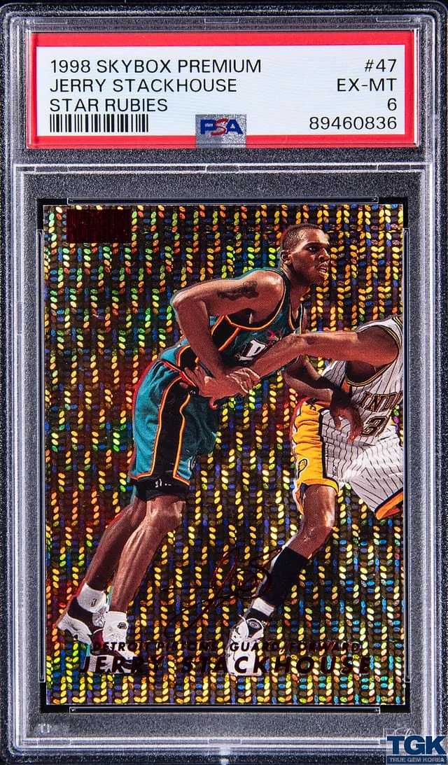 1998-99 SkyBox Premium Jerry Stackhouse Star Rubies #47 card image