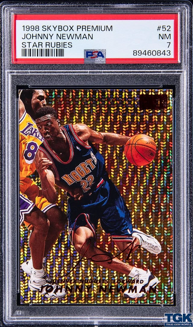 1998-99 SkyBox Premium Johnny Newman Star Rubies #52 card image