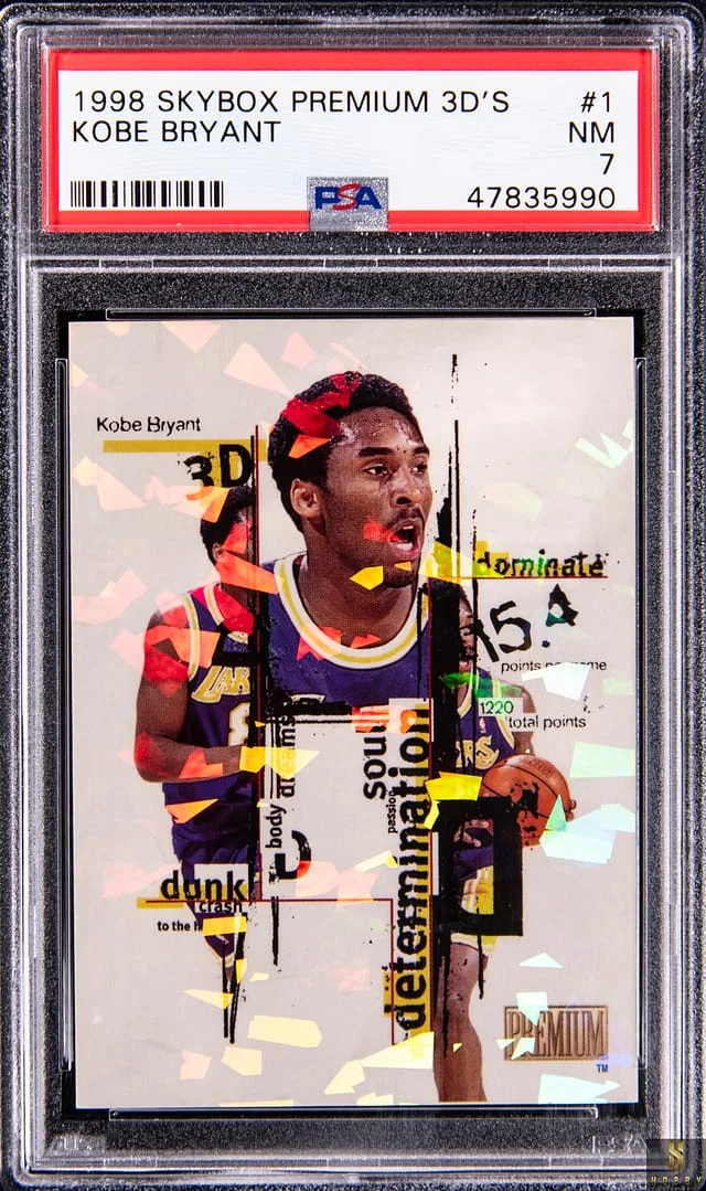 1998-99 SkyBox Premium Kobe Bryant 3D's #1 card image
