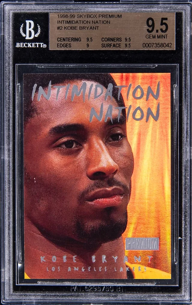 1998-99 SkyBox Premium Kobe Bryant Intimidation Nation #2 card image