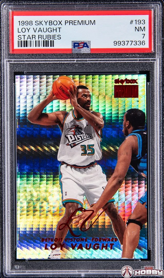 1998-99 SkyBox Premium Loy Vaught Star Rubies #193 card image