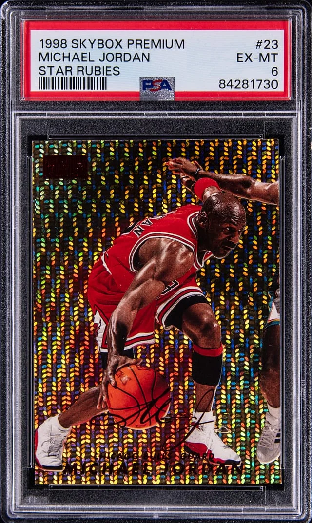 1998-99 SkyBox Premium Michael Jordan Star Rubies #23 card image