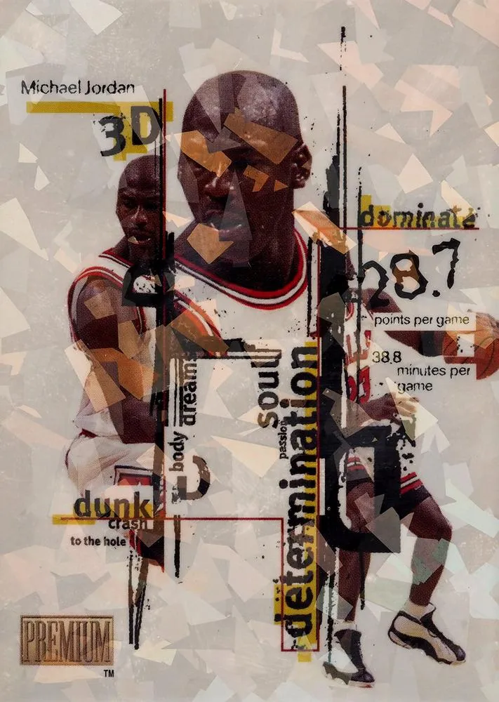 1998-99 SkyBox Premium Michael Jordan 3D #4 card image