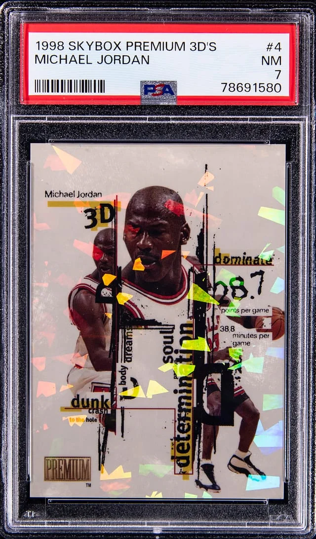 1998-99 SkyBox Premium Michael Jordan 3D's #4DDD card image