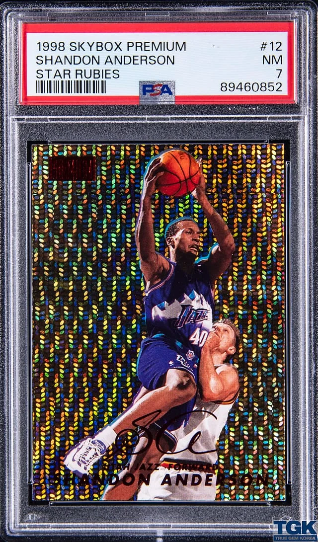 1998-99 SkyBox Premium Shandon Anderson Star Rubies #12 card image