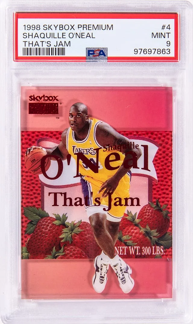 1998-99 SkyBox Premium Shaquille O'Neal Slam Funk #4 card image