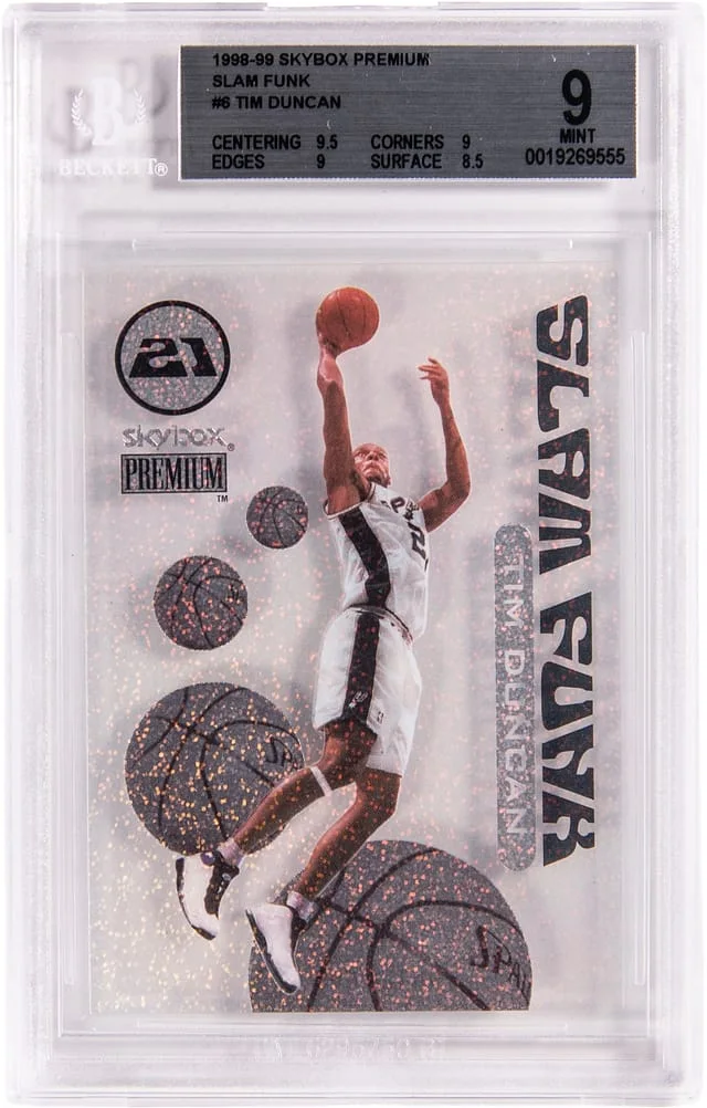1998-99 SkyBox Premium Tim Duncan Slam Funk #6 card image