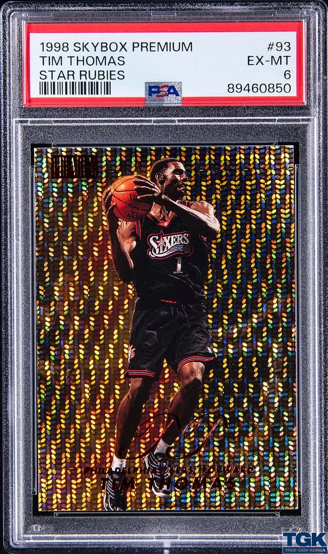 1998-99 SkyBox Premium Tim Thomas Star Rubies #93 card image
