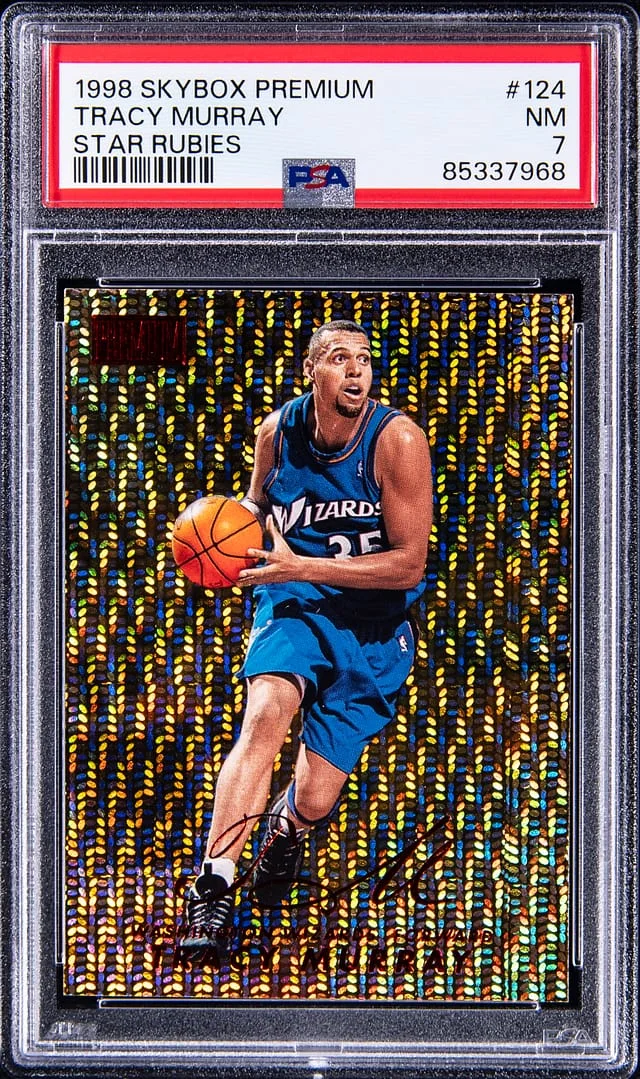 1998-99 SkyBox Premium Tracy Murray Star Rubies #124 card image