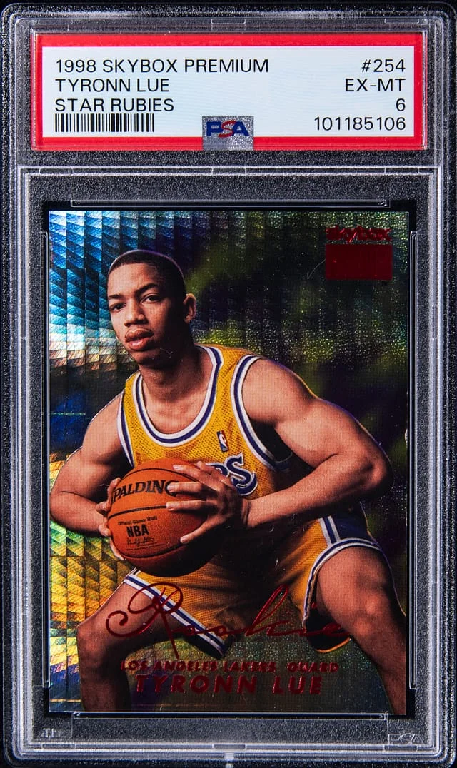 1998-99 SkyBox Premium Tyronn Lue Star Rubies #254 card image