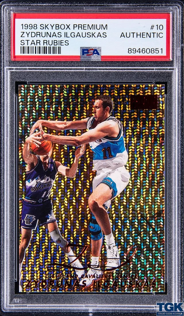 1998-99 SkyBox Premium Zydrunas Ilgauskas Star Rubies #10 card image