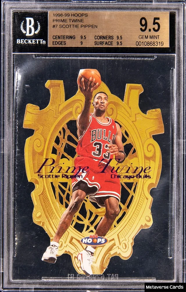 1998-99 SkyBox Scottie Pippen NBA Hoops Prime Twine #7 card image