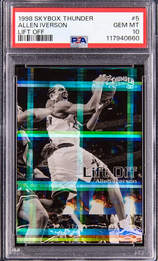 1998-99 SkyBox Thunder Allen Iverson Lift Off #5 card image