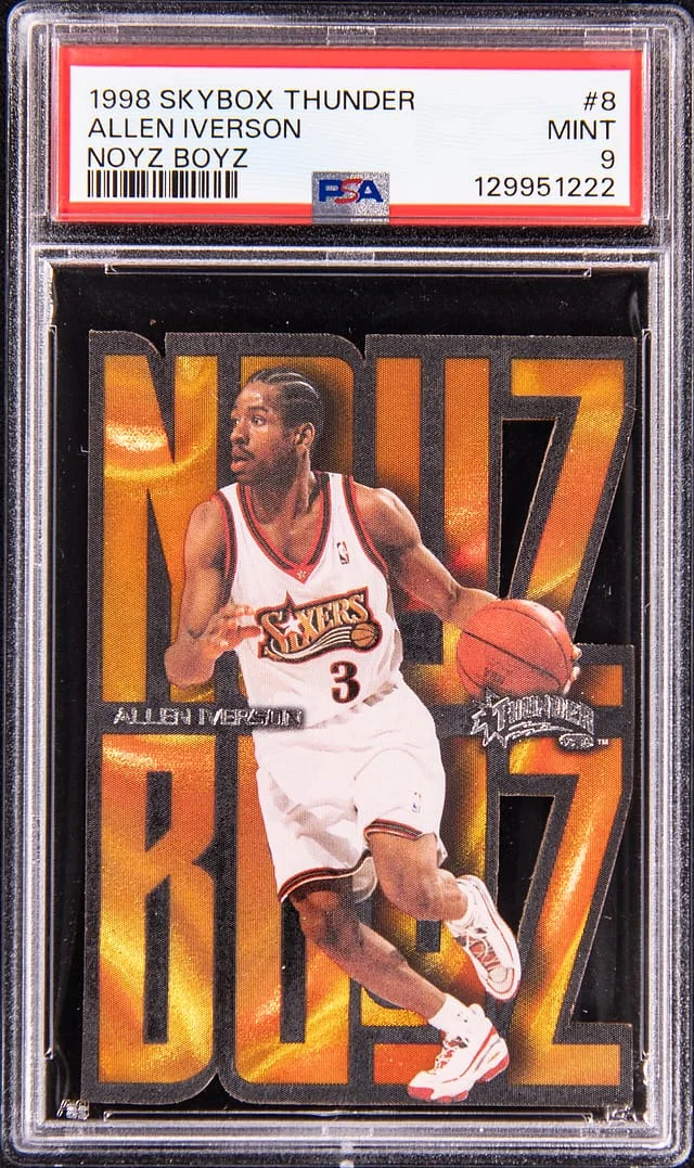1998-99 SkyBox Thunder Allen Iverson Noyz Boyz #8 card image