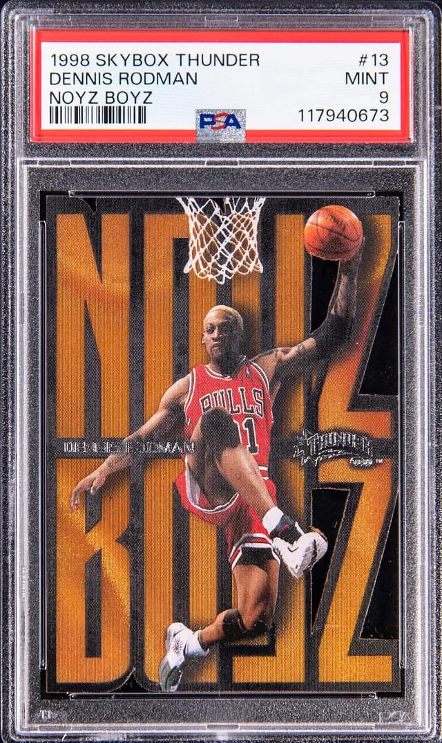 1998-99 SkyBox Thunder Dennis Rodman Noyz Boyz #13 card image