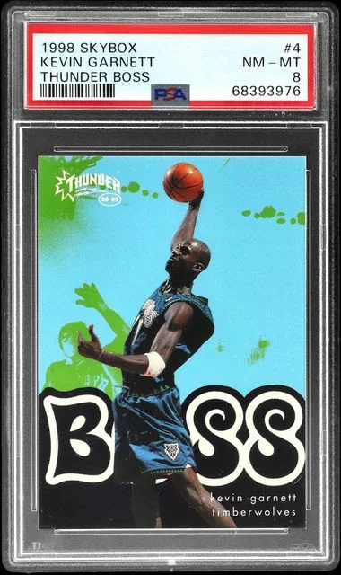 1998-99 SkyBox Thunder Kevin Garnett Boss #4 card image