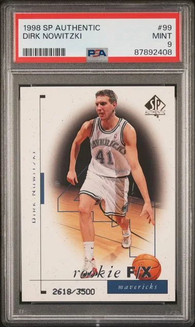 1998-99 SP Authentic Dirk Nowitzki #99 card image