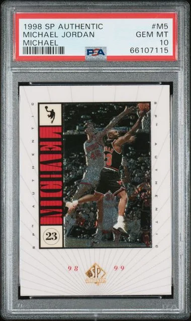 1998-99 SP Authentic Jordan Michael #M5 card image