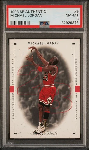 1998-99 SP Authentic Michael Jordan #9 card image
